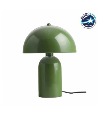 GLOBOSTAR® GASCO 204-0147 Μοντέρνο Επιτραπέζιο Φωτιστικό Πορτατίφ με Ντουί 1 x E27 AC 220-240V IP20 - Πράσινο - Μ25 x Π25 x Υ35cm